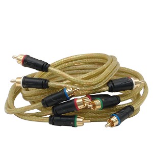 3' GoldX PlusSeries Hi-Def Component (M) to (M) Video/Audio Cabl